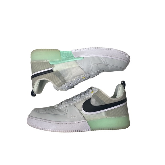 Nike Air Force 1 Low React Mint Green White DM0573-001 Men's Size 12 Shoes - Picture 11 of 11